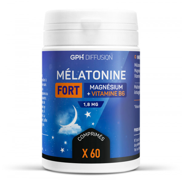 Mélatonine Fort - 1.8mg - 180 comprimés