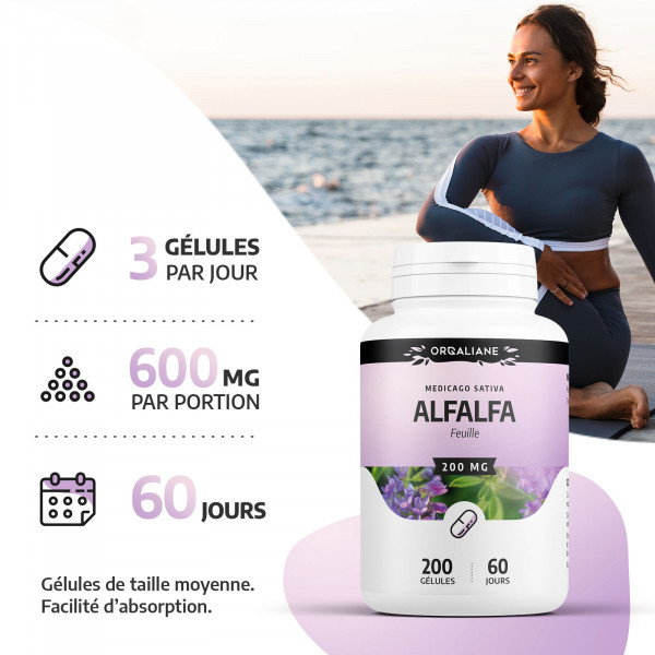 Alfalfa - 200 mg - gélules
