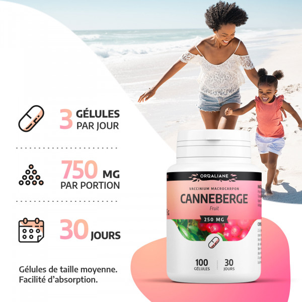 Canneberge 250 mg - Gélules
