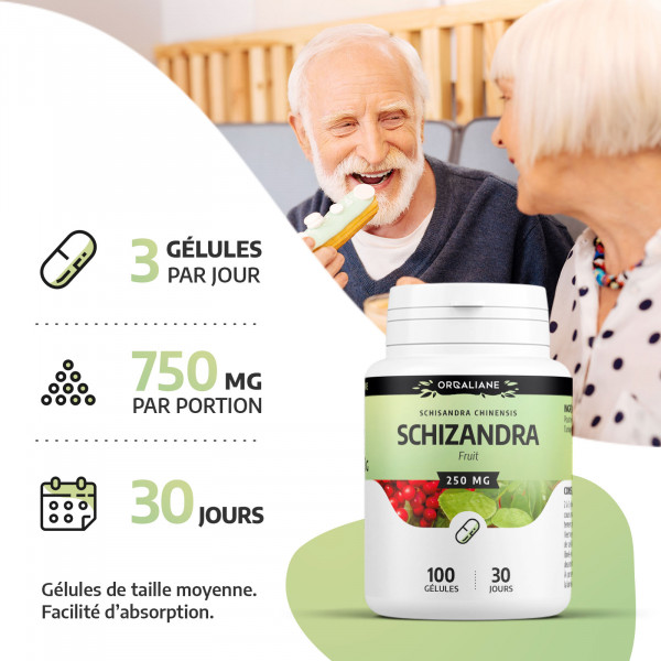 Schizandra 250mg - 200 gélules