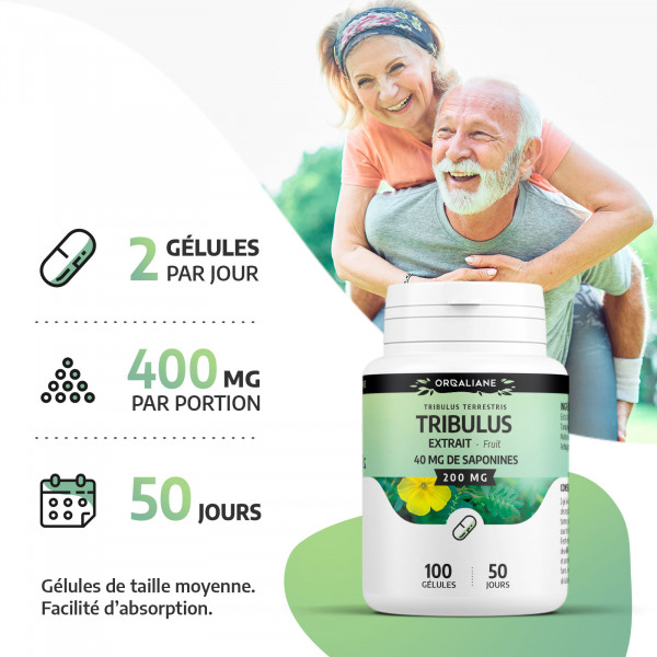 Tribulus terrestris 200 mg - Gélules