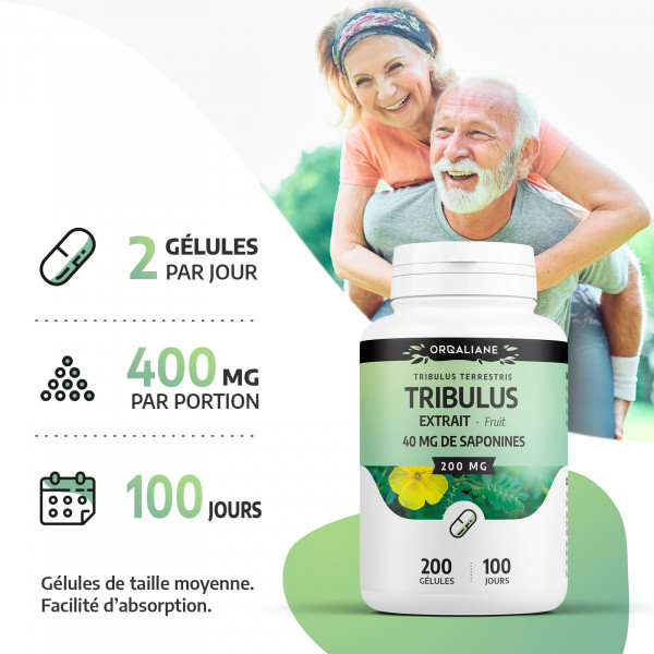 Tribulus terrestris 200 mg - Gélules