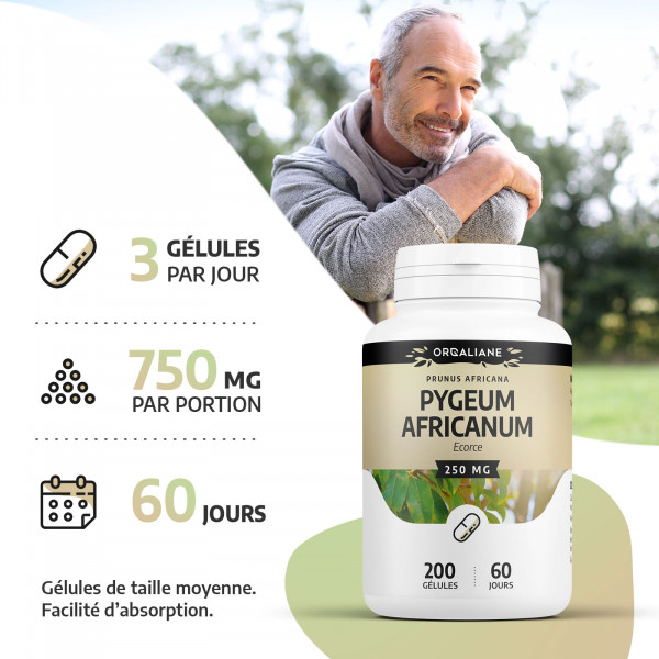 Pygeum africanum 250 mg - Gélules