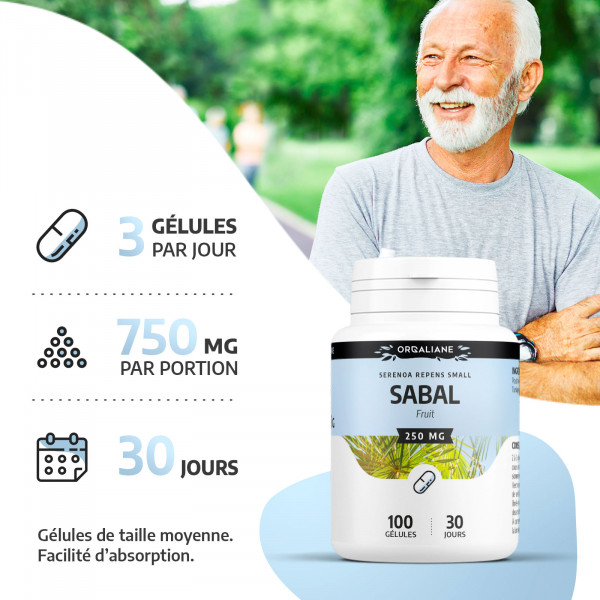 Sabal 250 mg - Gélules