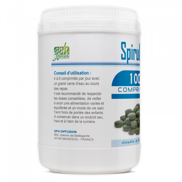 Spiruline - 500 mg - 1000 comprimés