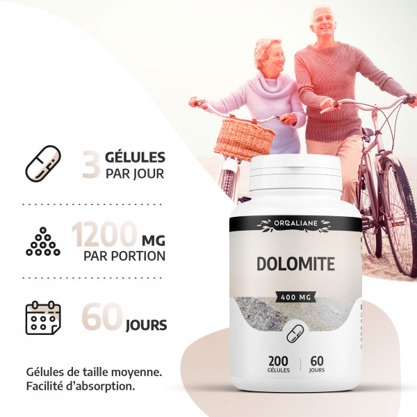 Dolomite 400 mg - Gélules