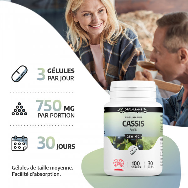 Cassis Ecocert - Gélules