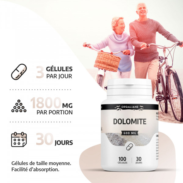 Dolomite 400 mg - Gélules