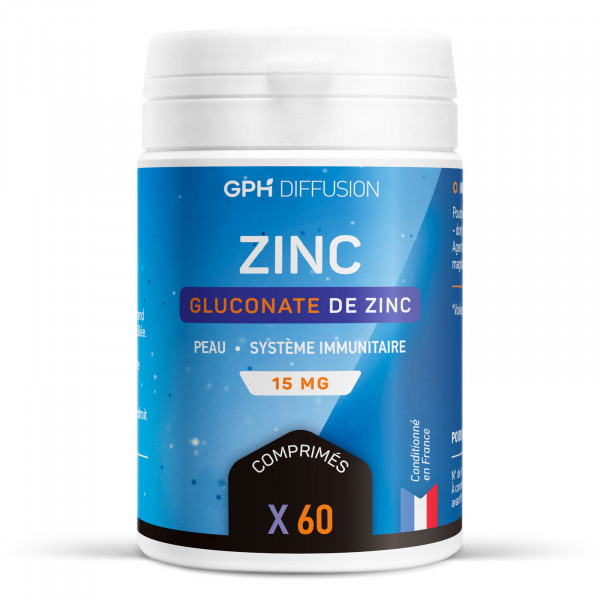 Gluconate de zinc - 15 mg - 200 comprimés