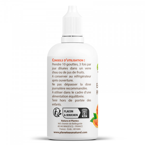 Extrait de Pépins de Pamplemousse Bio 800mg - 100ml - (EPP)