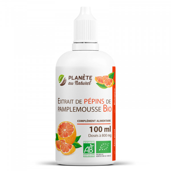 Extrait de Pépins de Pamplemousse Bio 800mg - 100ml - (EPP)