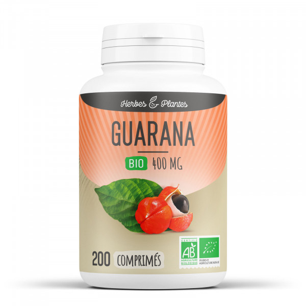 Guarana Bio - 400 mg - 200 comprimés - H&P