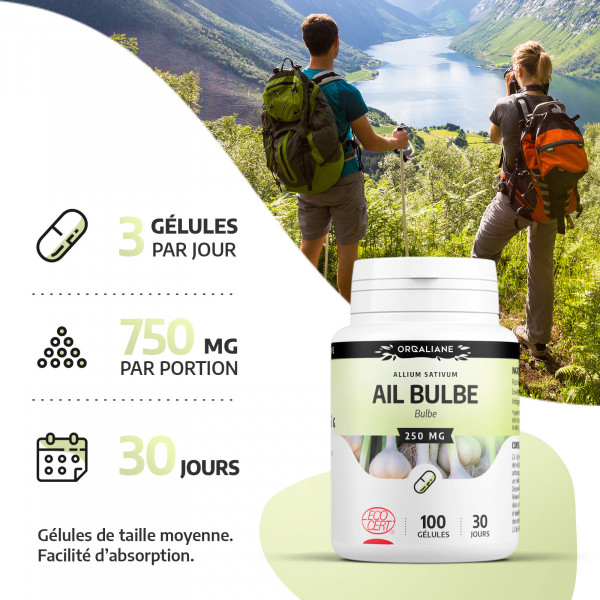 Complément alimentaire Ail - 200 gélules