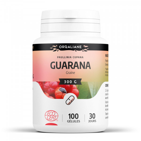 Guarana Bio 300mg - 200 gélules