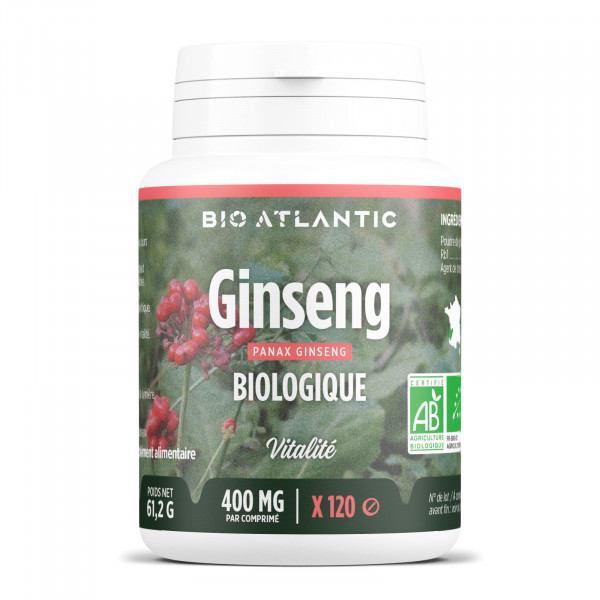 Ginseng Rouge Bio - 400mg 200 comprimés