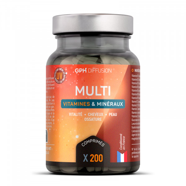 MultiVitamines et Minéraux - 200 comprimés