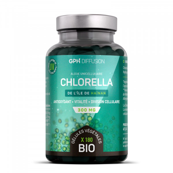 Chlorella Bio -180 gélules végétales