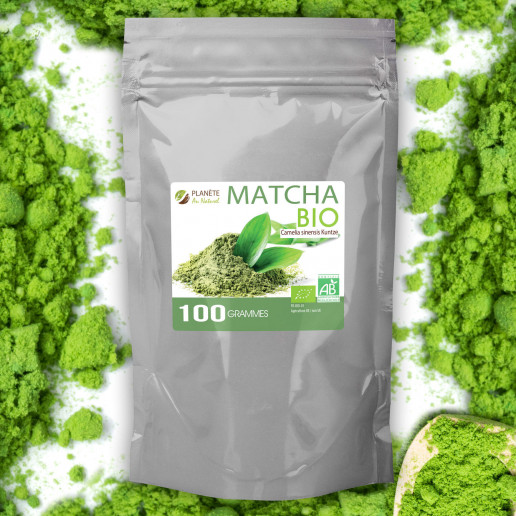 Matcha Bio En Poudre Th Vert G Gelules