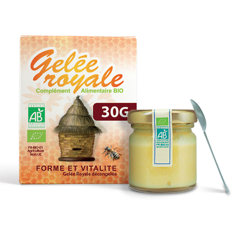 Gelée Royale Bio Pure, Pot de 25 g, Immunité