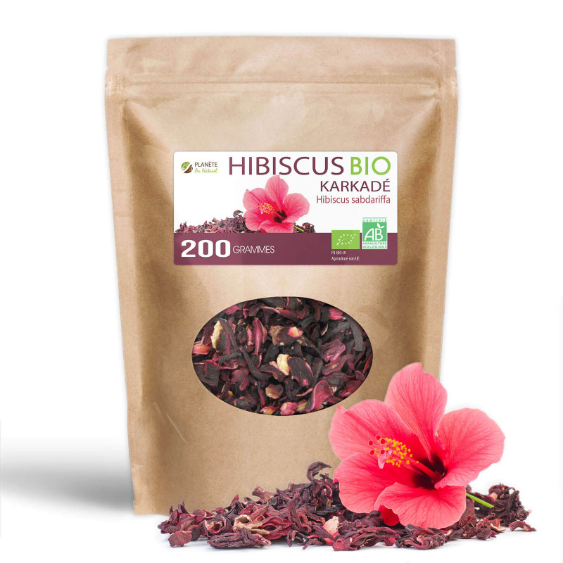 Fleurs d'hibiscus séchées (bissap) - 1001 VERTUS 