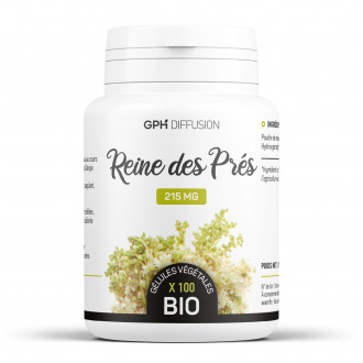 200 gélules REINE DES PRES BIO AB dosées à 215 mg. - France Herboristerie